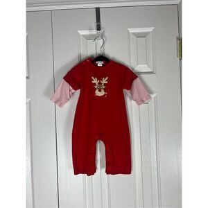 Petit Ami Reindeer Boys Romper Size 9m